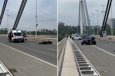 IMA MRTVIH! TEŠKA SAOBRAĆAJNA NESREĆA U NOVOM SADU: Sudar motocikla i automobila!