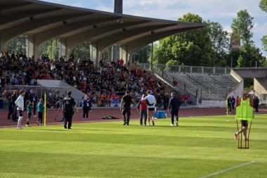 ŠOK! PREKINUT PRVI TRENING SRBIJE U NEMAČKOJ! "Orlovi" se uplašili! OVO je razlog (FOTO+VIDEO)