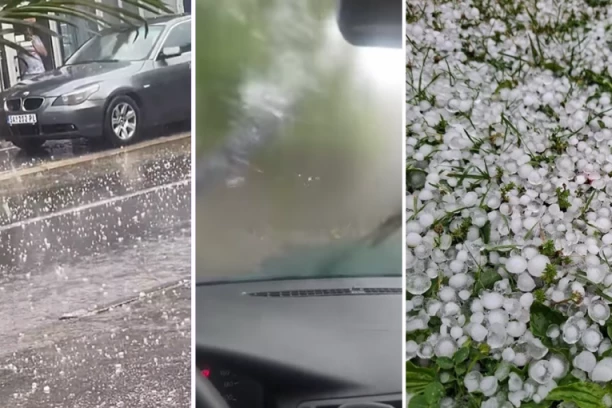 NEVREME PARALISALO SRBIJU! Tuče grad u OVIM gradovima, zacrnelo se nebo i iznad Beograda! (FOTO, VIDEO)