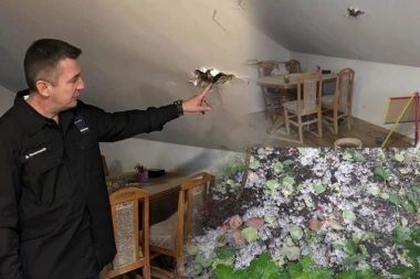 PROTIVGRADNA RAKETA PROLETELA KROZ KROV KUĆE! Haos u Gornjem Milanovcu nakon jučerašnjeg nevremena! (FOTO)
