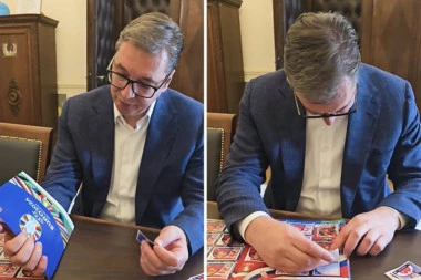 SVI SE POTAJNO NADAMO POBEDI! VUČIĆ SE OGLASIO NA TIK TOKU: Naši fudbaleri su me vratili u detinjstvo da ponovo počnem da skupljam sličice (VIDEO)