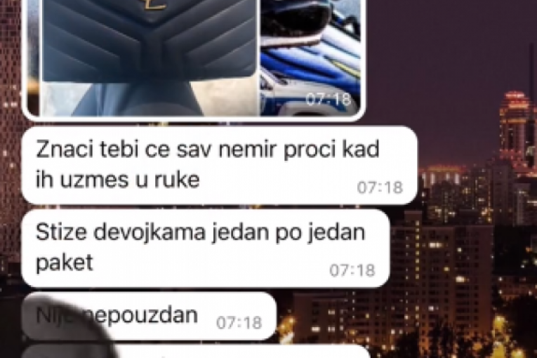 Influenserka objavila prepiske