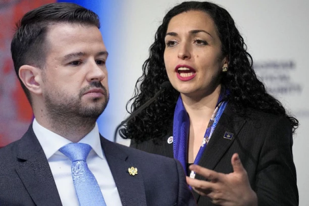 KO S ĐAVOLOM TIKVE SADI... Dok Vjosa širi mržnju i pokušava da podvali antisrpsku propagandu, Milatović s njom uredno ispija kaficu u Švajcarskoj (FOTO/VIDEO)