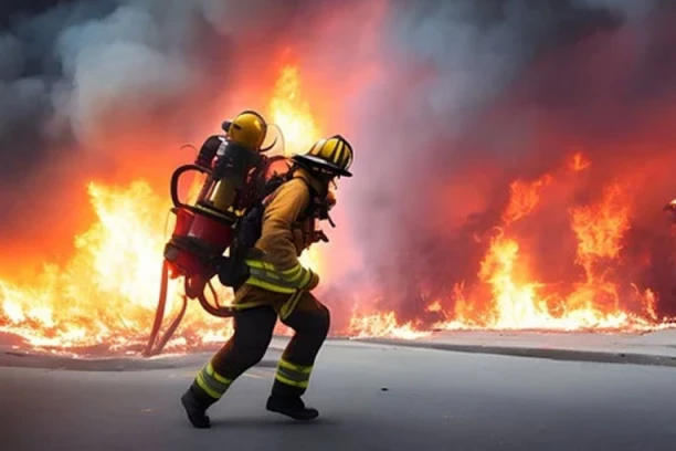 DO TEMELJA! POŽAR PROGUTAO STRUGARU U VELIKOJ KRSNI: Crni dim prekrio nebo - evo šta je razlog! (FOTO)