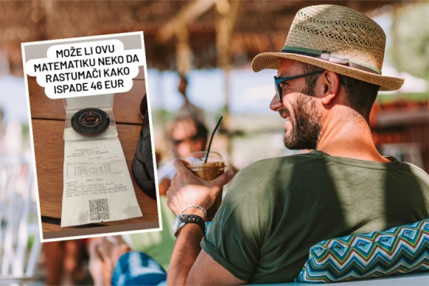 DA LI VI RAZUMETE MATEMATIKU GRČKIH UGOSTITELJA!? Željko naručio piće za 34 evra, a račun stigao na 46! PREVARA NA DELU!