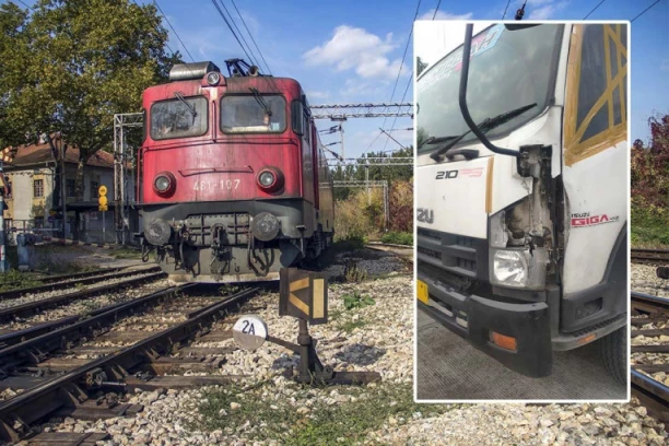 HAVARIJA! SUDAR VOZA I KAMIONA NA PRUZI ŠABAC-LOZNICA: Mašinovođa povređen, evo kakvu je kobnu grešku napravio kamiondžija!