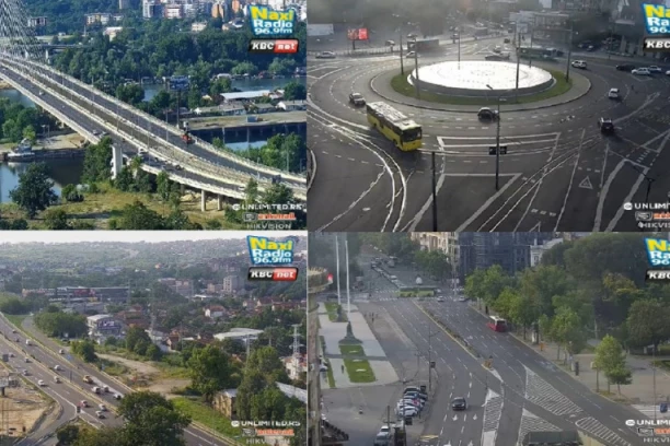 POGLEDAJTE KAKO IZGLEDA BEOGRAD OVOG JUTRA: Saobraćajna gužva samo na jednom mestu! (FOTO)