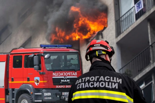 POŽAR U ĆUPRIJI: Gori šećerana, kulja crni dim, vatrogasci na licu mesta