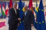 "SRBIJI JE MESTO U EU"! Oglasio se Šarl Mišel posle sastanka sa Vučićem!