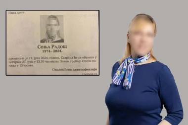 DANAS SAHRANA SONJE RADOŠ KOJU JE MUŽ ZVERSKI UBIO: Zlostavljao je, pa joj presudio udarcem u glavu!