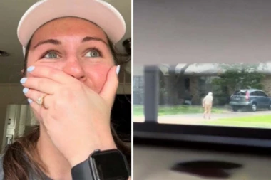 SCENA KOJA ĆE VAS RASPLAKATI: Devojka nije mogla da zadrži suze na gest vremešnog starca