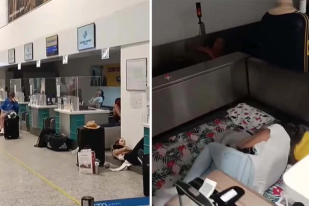 DRAMA SA SRPSKIM PUTNICIMA NA AERODROMU, NJIH 15 ZAROBLJENO U ITALIJI: Ima i male dece, sinoć im otkazan let! (VIDEO)