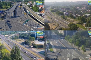 NESVAKIDAŠNJA I PRELEPA SLIKA U BEOGRADU! Ulice skoro prazne! (FOTO)