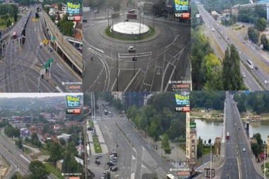 BEOGRADSKE ULICE PUSTE! U glavnom gradu se može videti tek po koje vozilo! (FOTO)