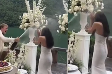 KADA JE STIGLA TORTA MLADOŽENJA NAPRAVIO KARAMBOL: Šta biste radili da ste u ovo situaciji?