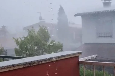 APOKALIPSA SE SRUČILA NA ZAJEČAR! NEVREME LOMILO DRVEĆE KAO OD ŠALE: Jezive scene uhvaćene kamerom koja i sama umalo nije nastradala! (VIDEO)