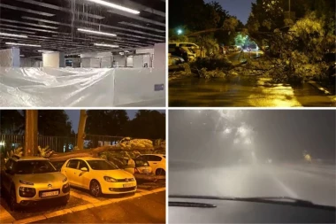 AERODROM POD VODOM, DEO GRADA BEZ STRUJE, ULICAMA NEMA KUDA DA SE PROĐE OD POPLAVA I ISČUPANOG DRVEĆA...! Apokalipštične scene u Beogradu posle stravičnog nevremena! (FOTO/VIDEO)
