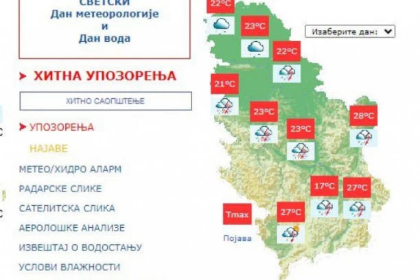 HITNO UPOZORENJE RHMZ! OČEKUJE SE IZLIVANJE OVIH 10 REKA U SRBIJI!