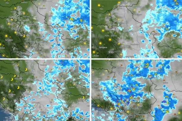 EVO DOKAD ĆE TRAJATI OVAJ HAOS OD OLUJE! MAPA OTKRIVA KAKO NAM SE PRIBLIŽAVA NEVREME!