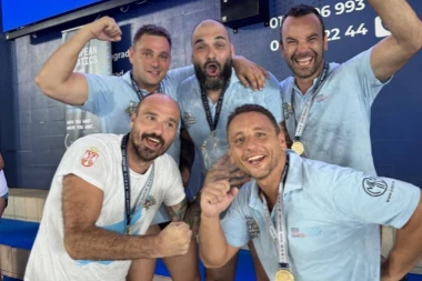 PIJANI SOMOVI ŠAMPIONI EVROPE: Veterani kluba iz Beograda dominantno osvojili zlato