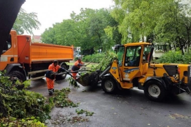 NA BLIZU 500 LOKACIJA PADALA STABLA I LOMILE SE GRANE! Ovo je slika Beograda nakon apokaliptičnog nevremena - na više lokacija VELIKA ŠTETA!
