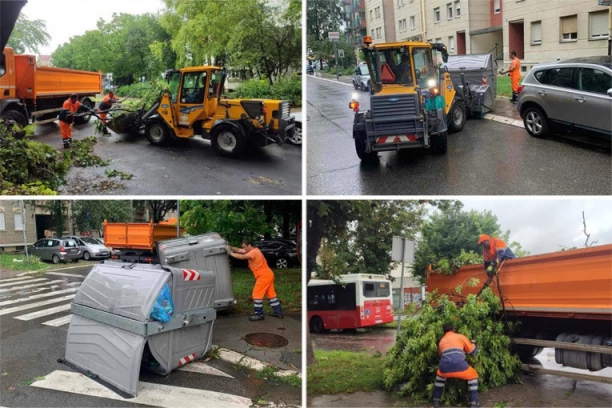 DAN POSLE APOKALIPSE! Beograd ruiniran posle stravičnog nevremena, ali OVI MOMCI SU DOKAZALI DA SU HEROJI PRESTONICE! (FOTO)