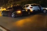 NASLAGALI SE KAO SARDINE! Sudar dva automobila u Mirijevu, treći kolateralna šteta! SAOBRAĆAJ U PREKIDU! (VIDEO)