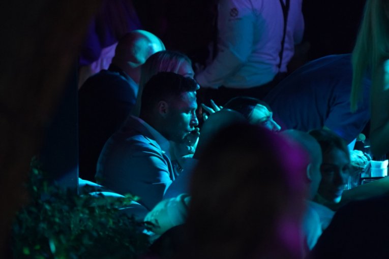 Duško na nastupu Milice Pavlović