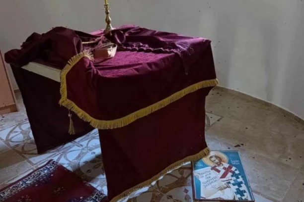 SVETOGRĐE U HRVATSKOJ: U Brđanima pored Siska, oskrnavljen Hram Svetog velikomučenika Georgija