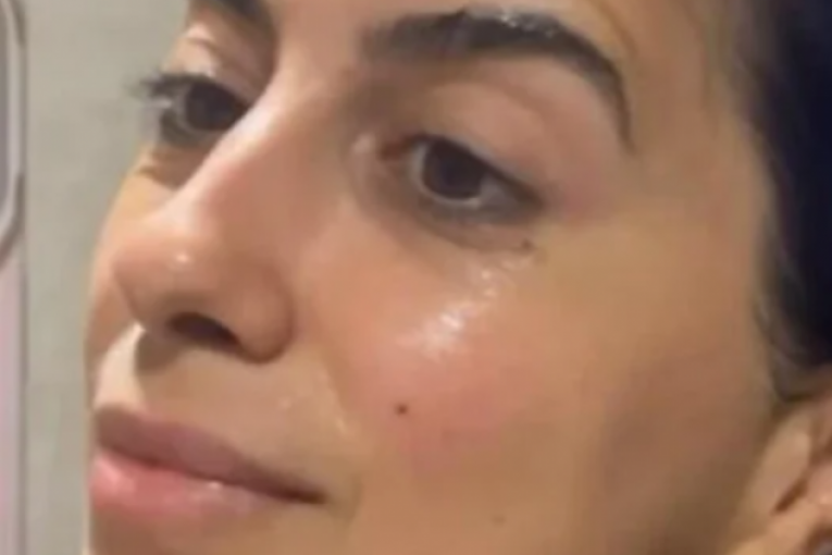 Marija Egelja bez šminke