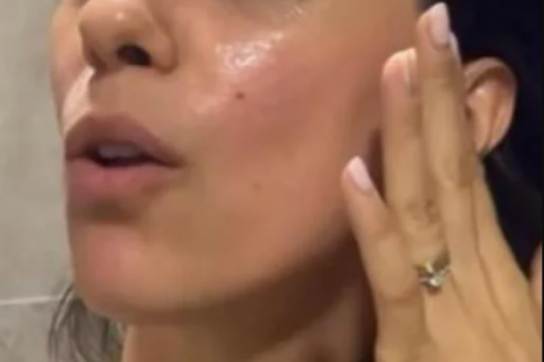 Marija Egelja bez šminke