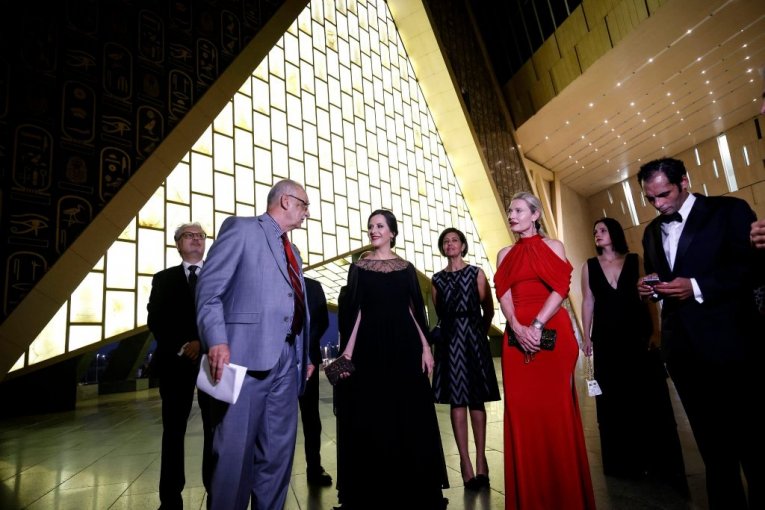 Tamara Vučić i Toska Mask na prijemu u Egiptu