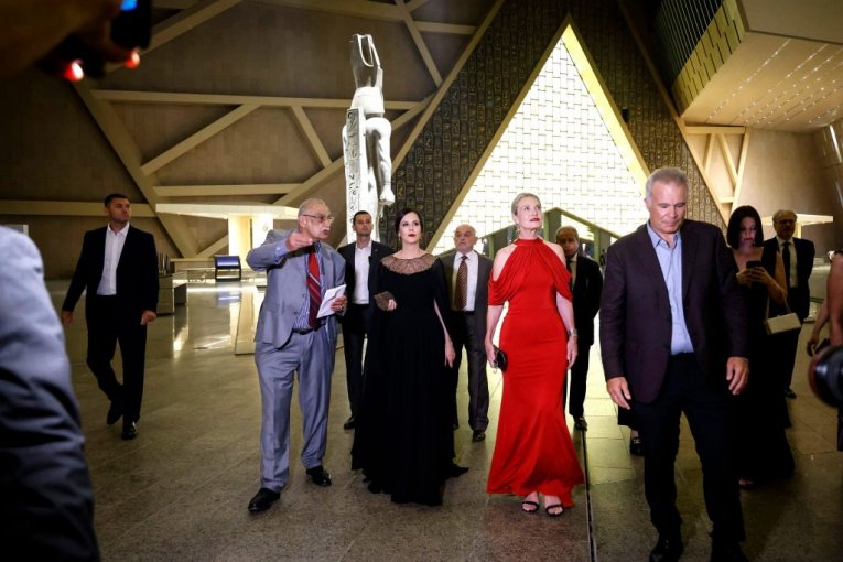 Tamara Vučić i Toska Mask na prijemu u Egiptu