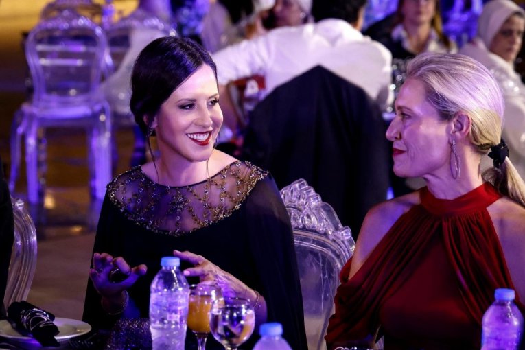 Tamara Vučić i Toska Mask na prijemu u Egiptu