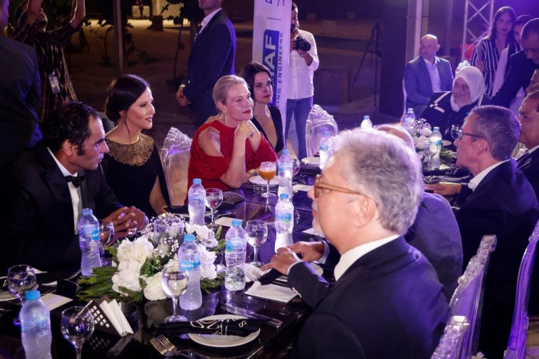 Tamara Vučić i Toska Mask na prijemu u Egiptu