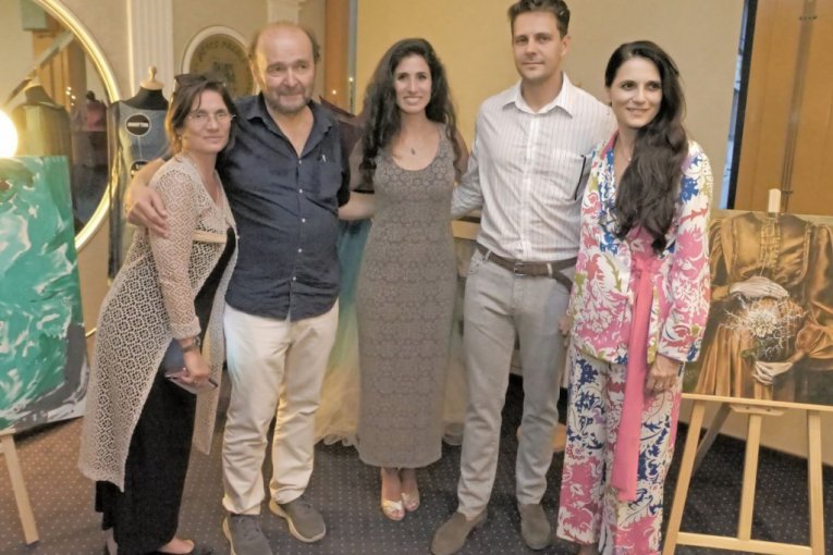 Miloš Biković na izložbi u čast Nikole Tesle