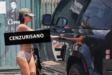 NAJMANJI ŠORTS NA SVETU I DOJKE NA IZVOLTE: Bjanka Sensori ponovo šokirala javnost!