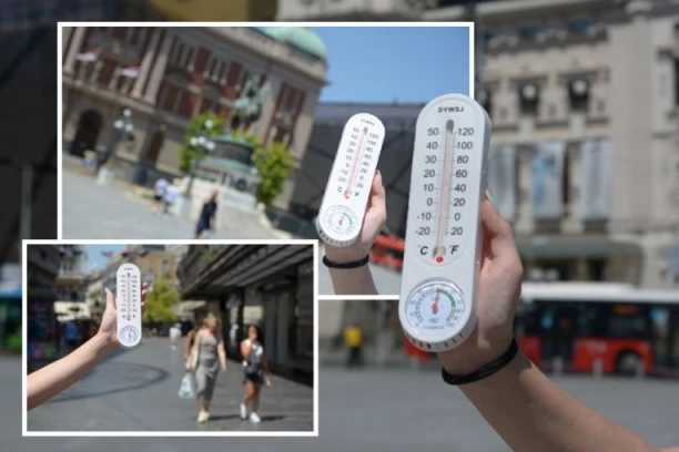 IZMERILI SMO 46 STEPENI U CENTRU BEOGRADA: Gori beton, štikle upadaju u vreo asfalt, a na ulici tri čoveka... IMA LI NEKOG KO NIJE POŽELEO SAD MALO "ZIME"?!