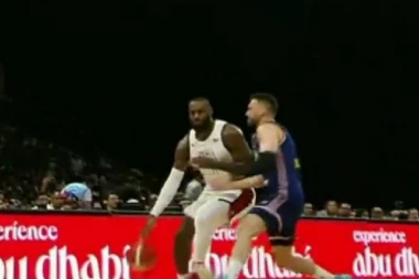 GUDURIĆ "OTRESAO" LEBRONA KAO NIKO! Srbin SRUŠIO "Kralja", pa pokazao ŠMEKERSKU stranu! (VIDEO)