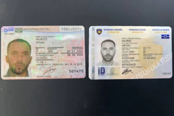 ISPLIVALE SLIKE DOKUMENATA ALBANCA UBICE! Nikolin krvnik pokušao da pobegne iz Srbije nakon bekstva iz zatvora (FOTO)