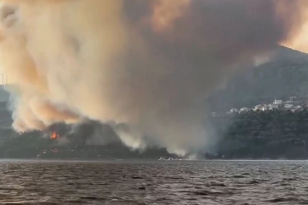 VATRA STIGLA DO KUĆA, TURISTI BEŽE IZ HOTELA: Stravičan požar u Segetu Donjem guta sve pred sobom! (FOTO/VIDEO)