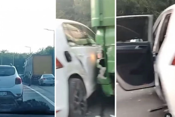 JEZIVA SAOBRAĆAJKA KOD LIPOVAČKE ŠUME: Sudarili se automobil i kamion!