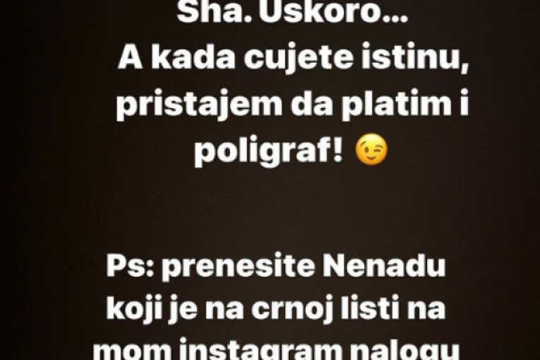 Vanja Ignjatović Instagram Nenad Aleksić Ša