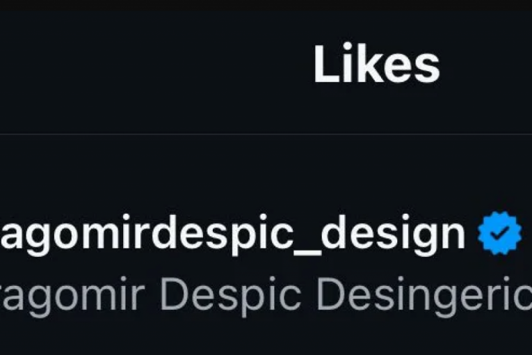 Desingerica lajkovao objavu Maje Marinković