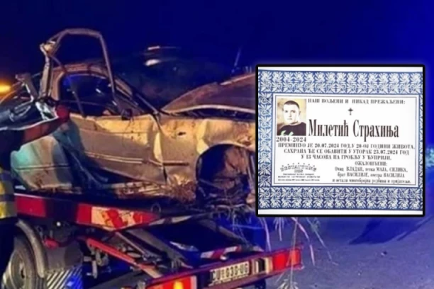 TUGA! OVO JE DRUGI MLADIĆ KOJI JE POGINUO KOD ĆUPRIJE: Otišao u smrt zajedno sa drugom, nakon što je na njih naleteo DROGIRANI PRIJATELJ!