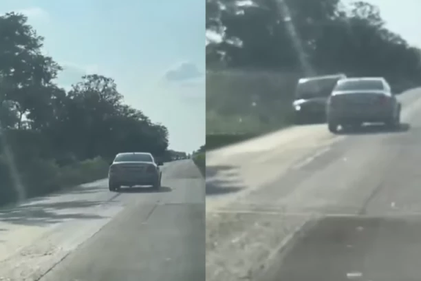 PIJANI VOZAČ ZAMALO NAPRAVIO KARAMBOL: Policija sprečila tragediju na putu Sirig-Temerin! (VIDEO)