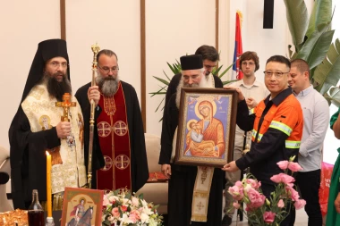 Mitropolit timočki Ilarion i rukovodstvo grada Bora sa rudarima rudnika Čukaru Peki proslavili rudarsku slavu! (FOTO)