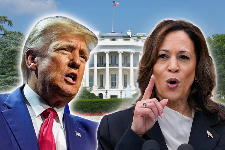 "ONA NE MOŽE DA SE TAKMIČI SA DRUGIM LIDERIMA": Donald Tramp izneo iznenađujuće tvrdnje o Kamali Haris (VIDEO)