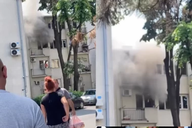 EKSPLODIRALA KLIMA, IZGOREO CEO STAN: Drama na Karaburmi, jak dim širi se čitavim krajem!