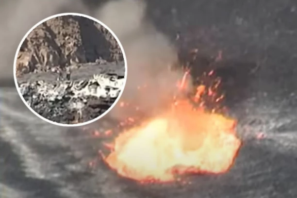 ZASTRAŠUJUĆI PRIZOR! OVO NIKAKO NE POKUŠAVAJTE! Čovek bacio opasnu stvar u VULKAN, a onda je GRUNULO žestoko! (VIDEO)